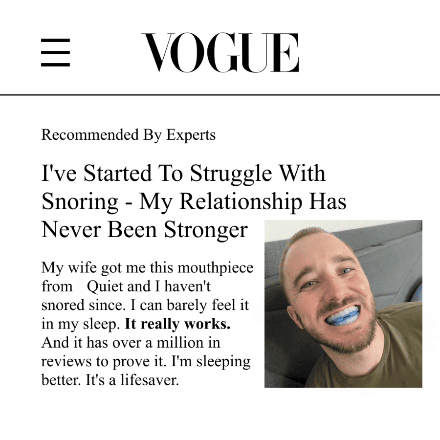 The Quiet Anti-Snoring Mouthpiece Universal Size (BACKUP)